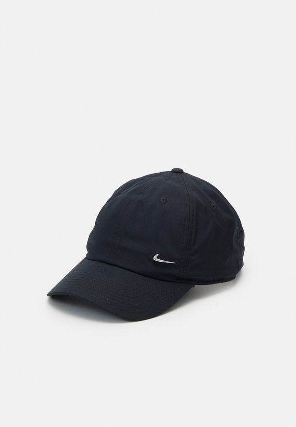 Nike Sportswear UNSTRUCTURED UNISEX - Cap - black/metallic silver-coloured