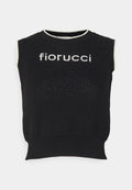 Fiorucci MERINO SLEEVELESS LOGO CROP