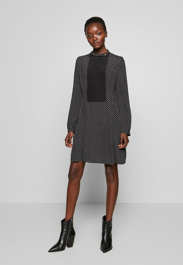 COACH POLKA DOT BIB DRESS