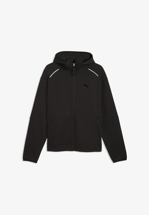 Puma PUMATECH RELAXED FULL ZIP HOODIE DK - Zip-up sweatshirt - puma black