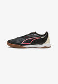 Puma PRESSING FUTSALSCHUHE UNISEX - Indoor football boots - black-ultra red- white