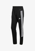 adidas Performance WORKOUT ESSENTIALS ALL-SET 3 STRIPES KNIT - Tracksuit bottoms - black/white