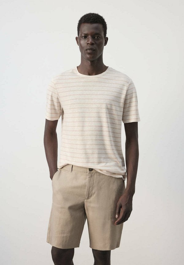 Mango ADULT - Print T-shirt - beige