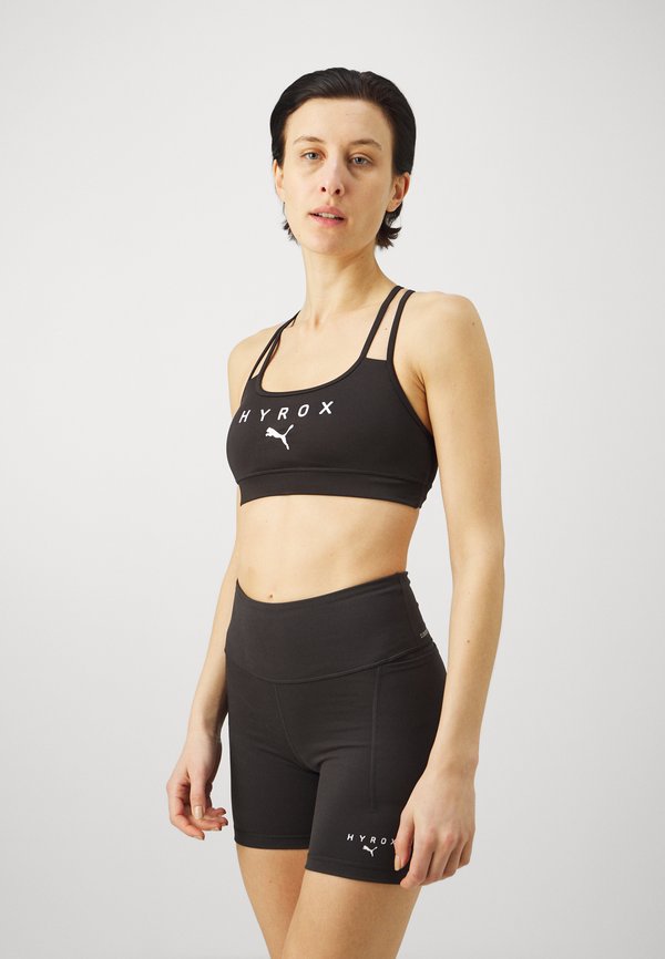 Puma PUMA X HYROX MOVE STRAPPY BRA - Medium support sports bra - black