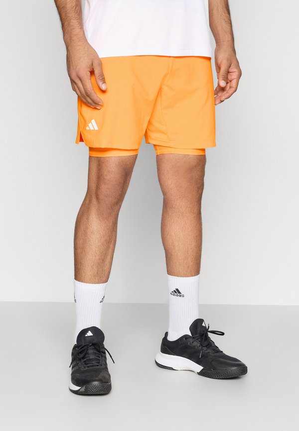 adidas Performance CLUB CLIMACOOL 2IN1 SHORTS - 2-in-1 shorts - lucid tangerine