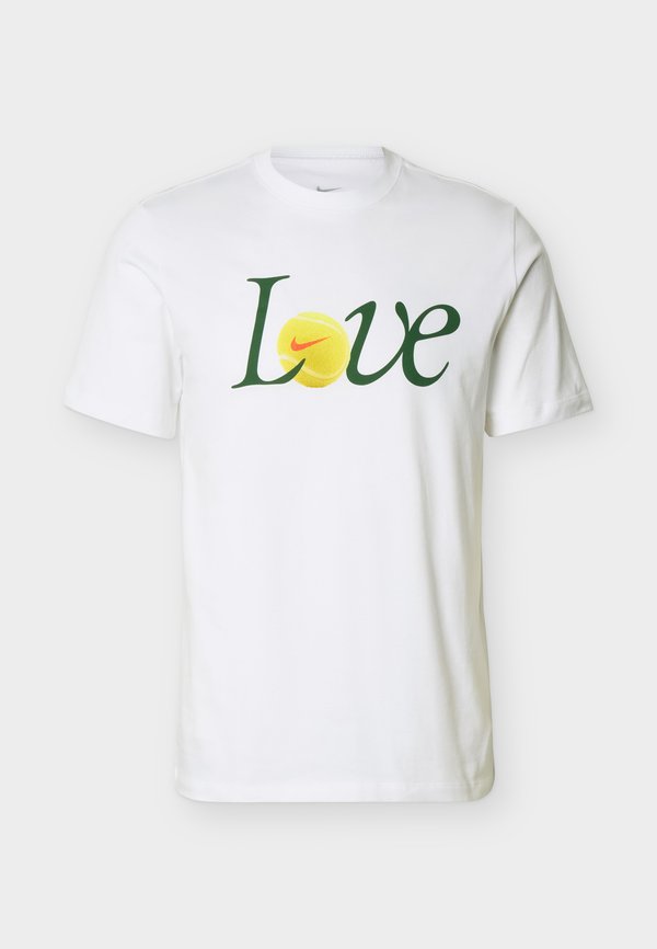 Nike Performance NIKECOURT TEE LOVE - Print T-shirt - white