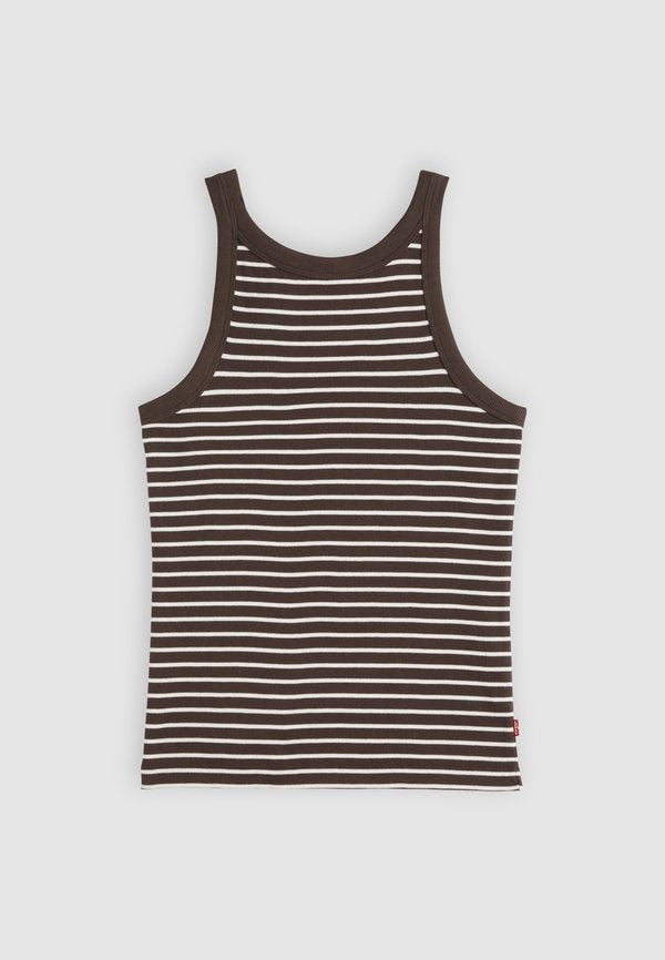 Levi's® ESSENTIAL RACER TANK - Top - brown/offwhite