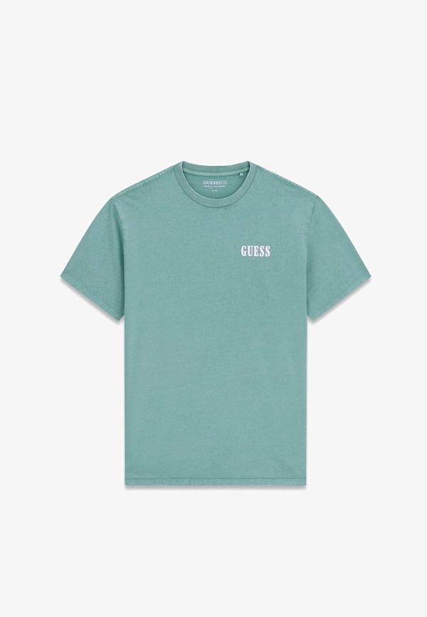 Guess Print T-shirt - grün