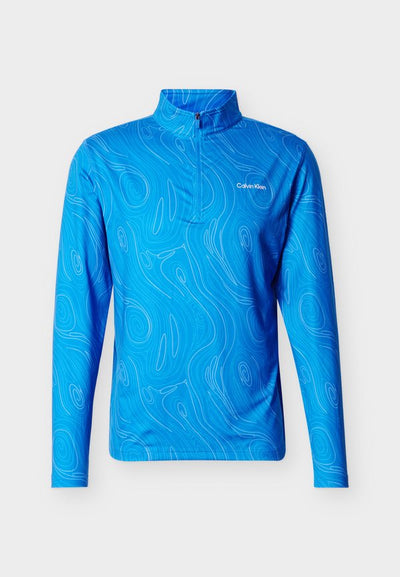 Calvin Klein Golf PRINTED NEWPORT HALF ZIP