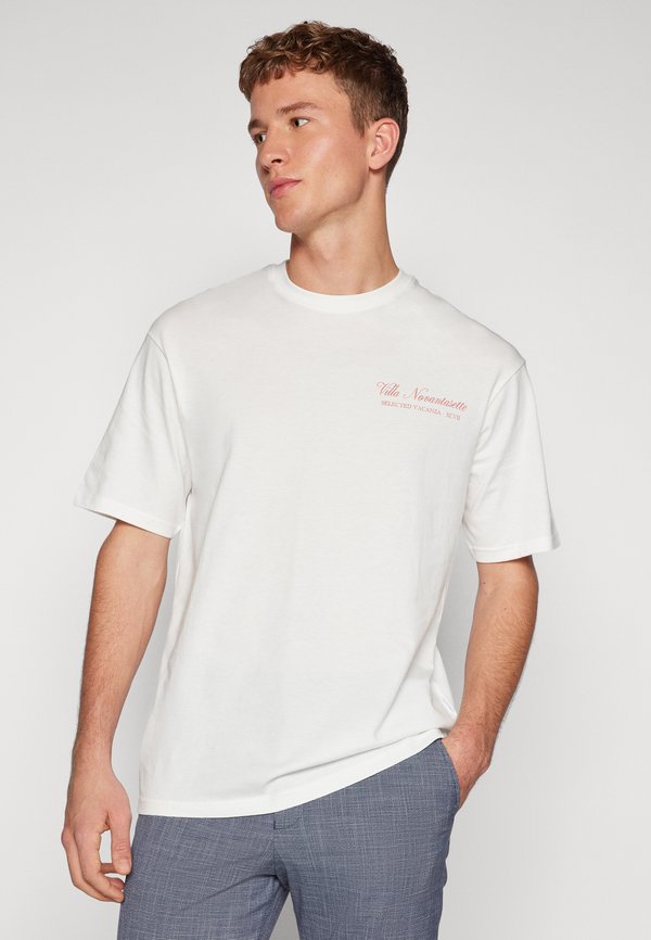 Selected SLHLOOSE PRINT O-NECK TEE