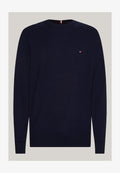 Tommy Hilfiger PIMA - Jumper - navy blue