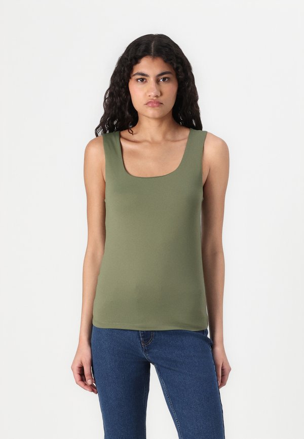 VILA VIKENZA U-NECK S/L TANK TOP REV - NOOS