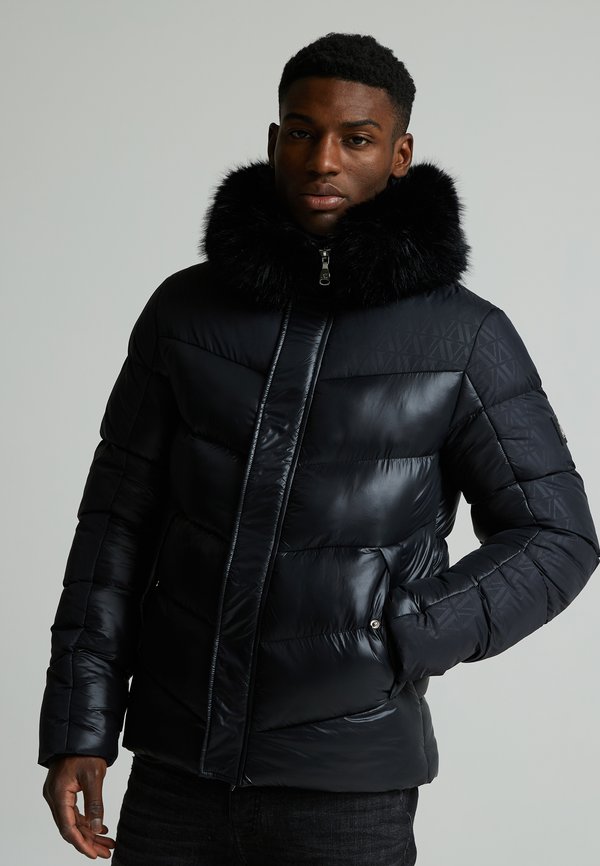 Alessandro Zavetti LAVANDA HIGH SHINE PUFFER JACKET