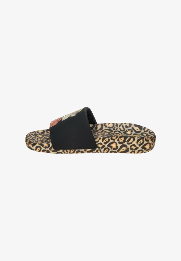 Skechers SKECHERS HYPER SANDAL 251015 LPD SCHWARZ - Mules - leopar