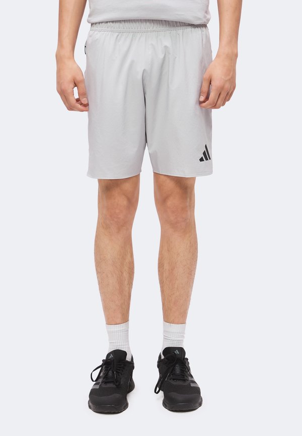 adidas Performance TIRO TRAVEL SHORTS - Sports shorts - team light grey/black