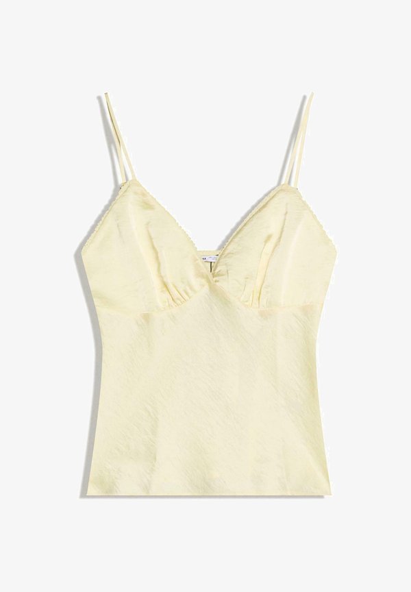 Bershka Top - yellow