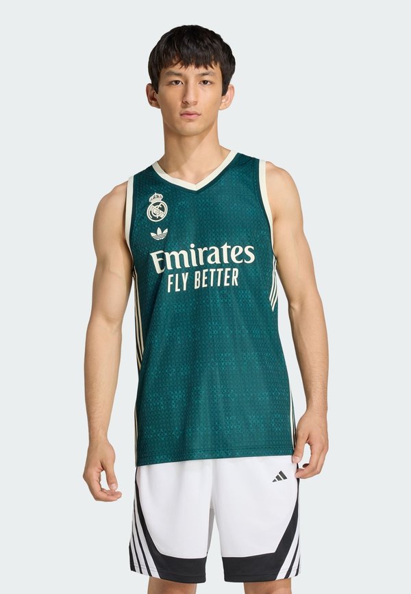 adidas Performance REAL MADRID BB AWAY JERSEY MEN - Top - aurora ivy