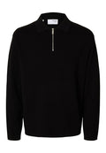 Selected SLHTELLER FN RELAXED HALF ZIP POLO NOOS