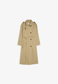 Bershka LONG TRENCH COAT - Trenchcoat - sand