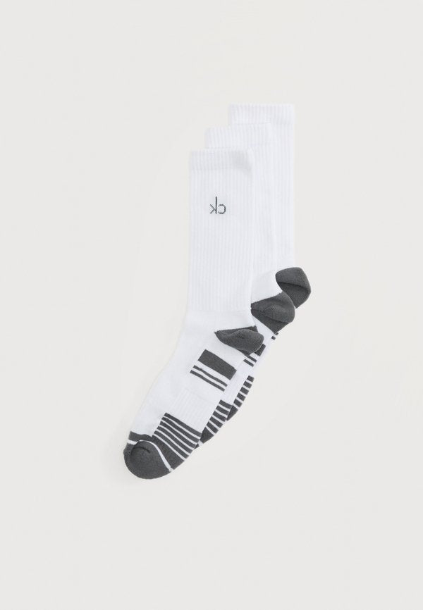 Calvin Klein Golf TECH CREW SOCK 3 PACK - Sports socks - white/grey