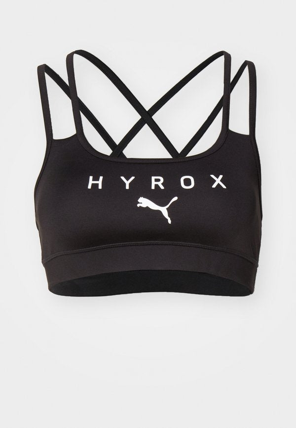 Puma PUMA X HYROX MOVE STRAPPY BRA - Medium support sports bra - black