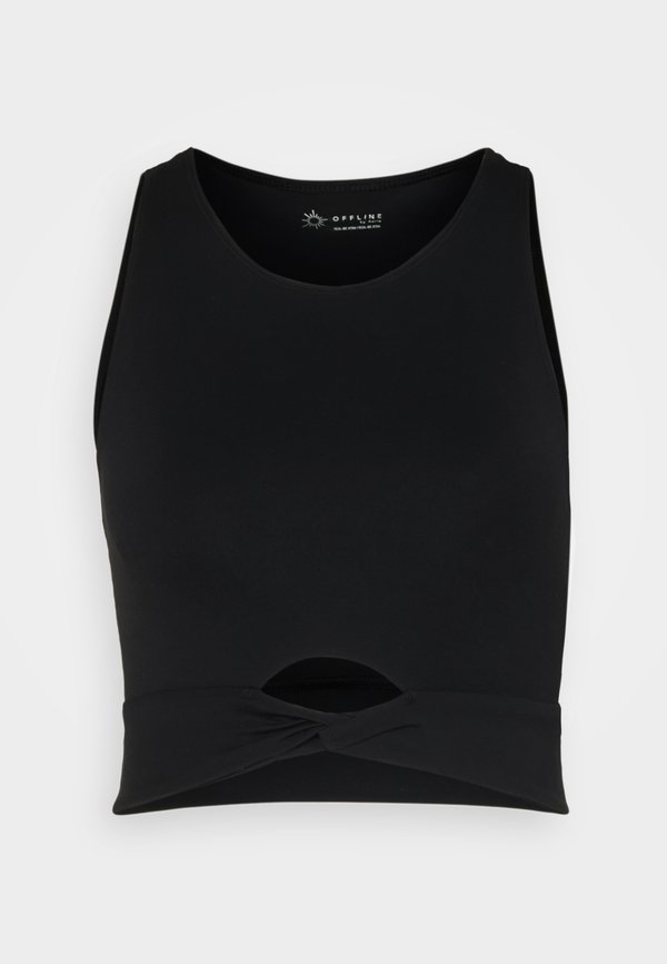 aerie TWIST KEYHOLE CROP REAL ME XTRA