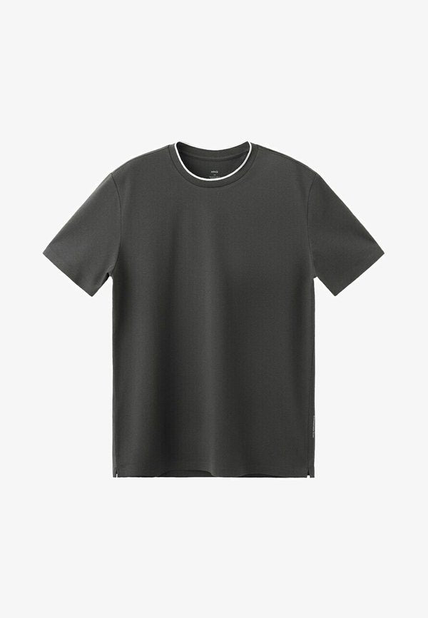 Mango Basic T-shirt - dark grey