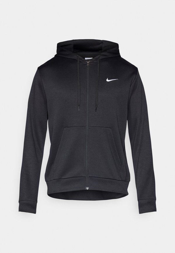 Nike Performance FLEX - Zip-up sweatshirt - black/white