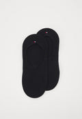 Tommy Hilfiger WOMEN FOOTIE 2 PACK - Invisible socks - black