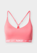 Nike Performance INDY BRA - Light support sports bra - sea coral/white