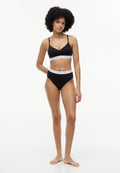 Tommy Hilfiger HIGH WAIST SIGNATURE MICRO - Briefs - black