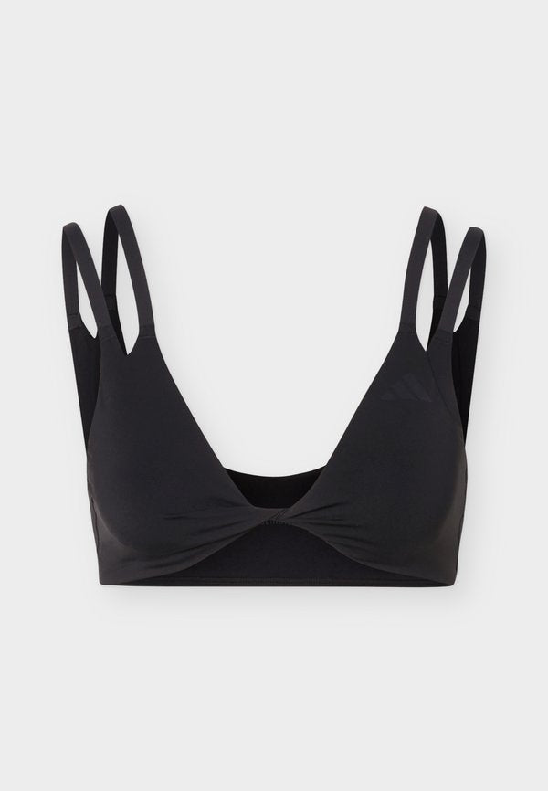 adidas Performance Optime Workout Twist Reversible Light Support - Light support sports bra - black