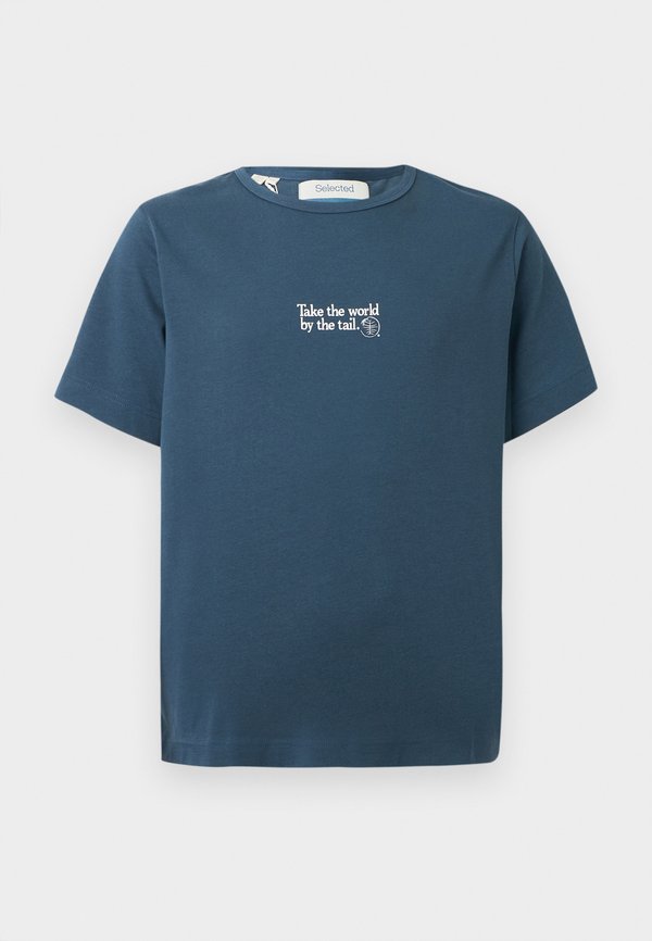 Selected SLHDAN PANAM O NECK TEE