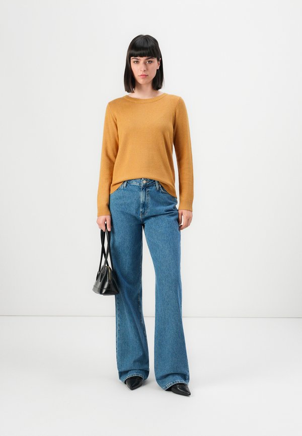VILA VIRIL O-NECK L/S KNIT TOP - NOOS