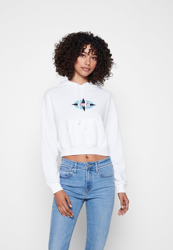 Levi's® GRAPHIC LAUNDRY HOODIE - Hoodie - star white