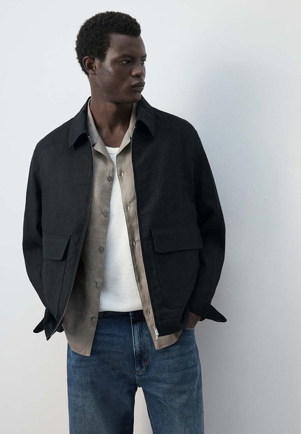 Mango Light jacket - navy