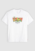 Levi's® VINTAGE FIT TEE - Print T-shirt - white