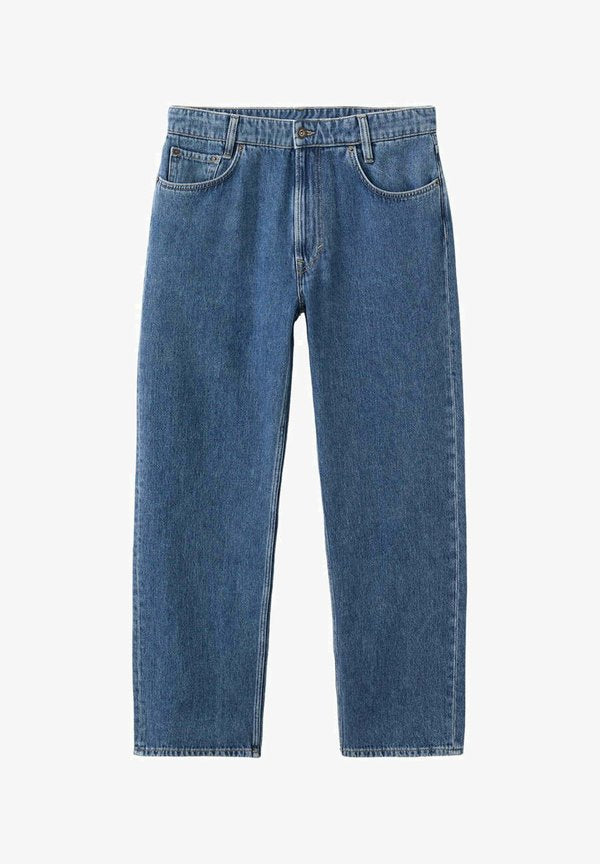 Mango ADULT - Straight leg jeans - dark blue