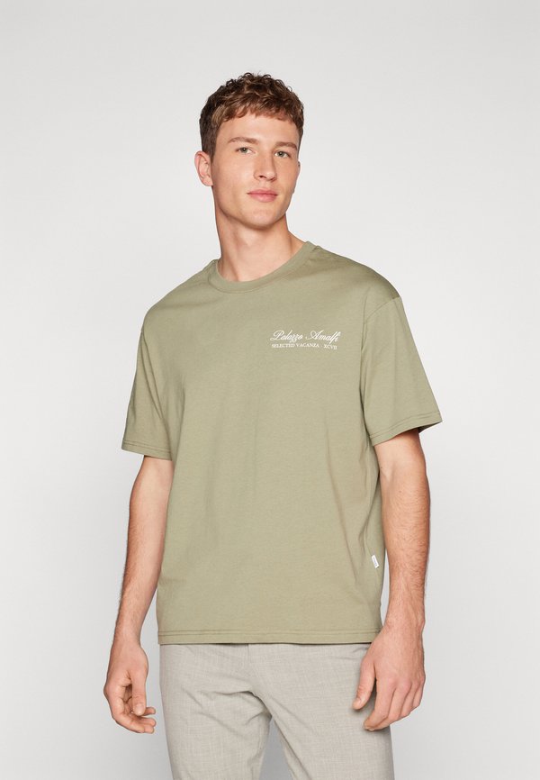 Selected SLHLOOSE PRINT O-NECK TEE