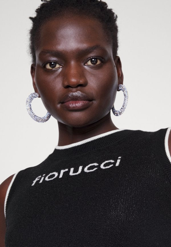 Fiorucci MERINO SLEEVELESS LOGO CROP