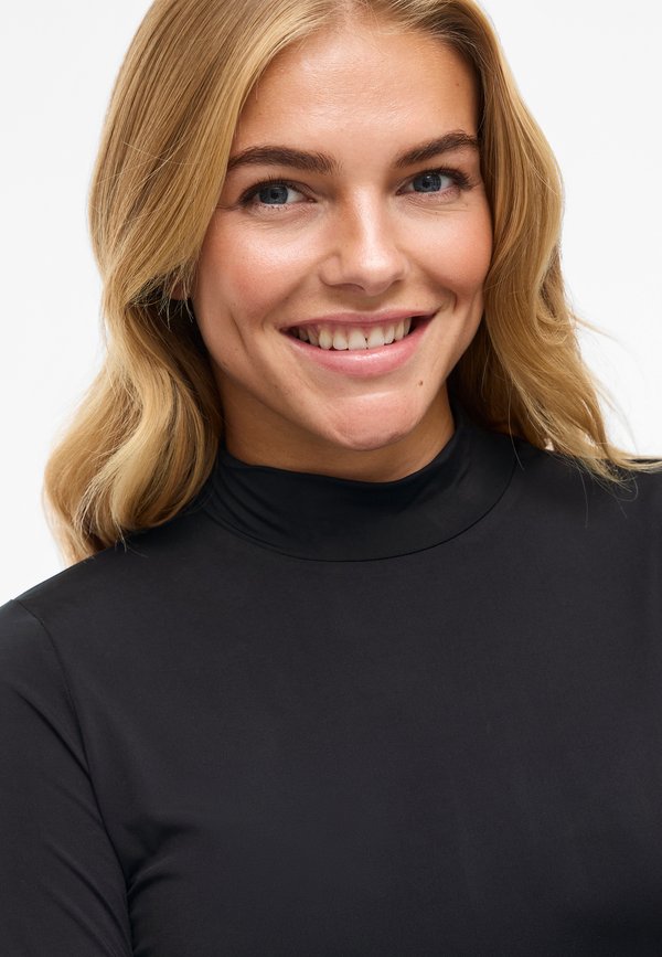 VILA VILEOA L/S HIGH NECK TOP - NOOS