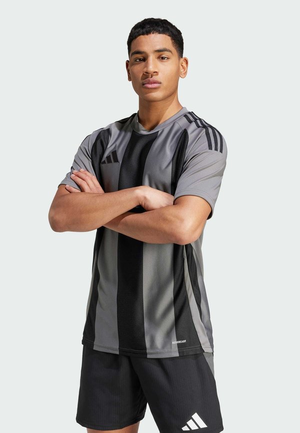 adidas Performance ADIDAS PERFORMANCE STRIPED 24 JERSEY - Football jersey - team grey four   black