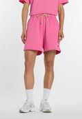 New Balance ATHLETICS FRENCH TERRY SHORT. - Shorts - pink satin