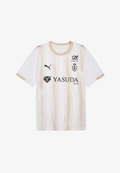 Puma STADE DE REIMS 25/26 AUSWÄRTS - Football jersey - white granola