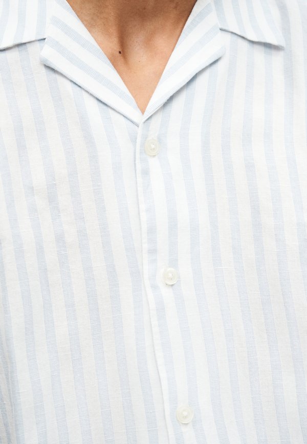 Selected Short sleeved linen blend