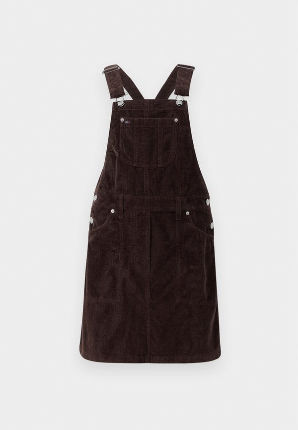 Tommy Jeans SCRIPT DUNGAREES DRESS