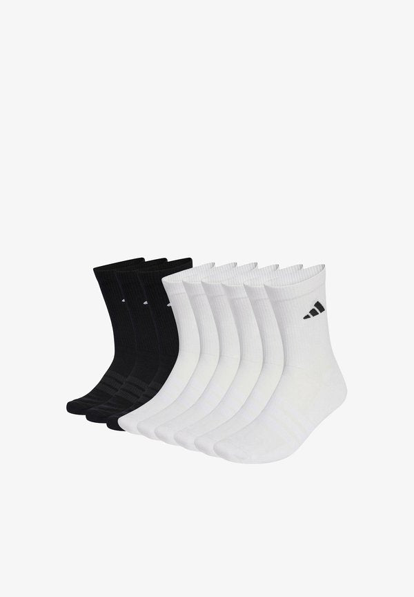 adidas Sportswear UNISEX 9ER PACK - Socks - xweiß schwarz