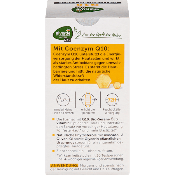 Anti Aging Gesichtsfluid Q10 alverde MEN