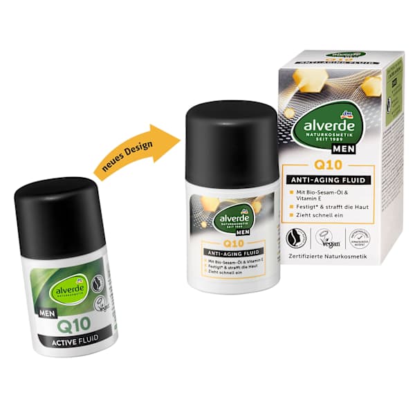 Anti Aging Gesichtsfluid Q10 alverde MEN