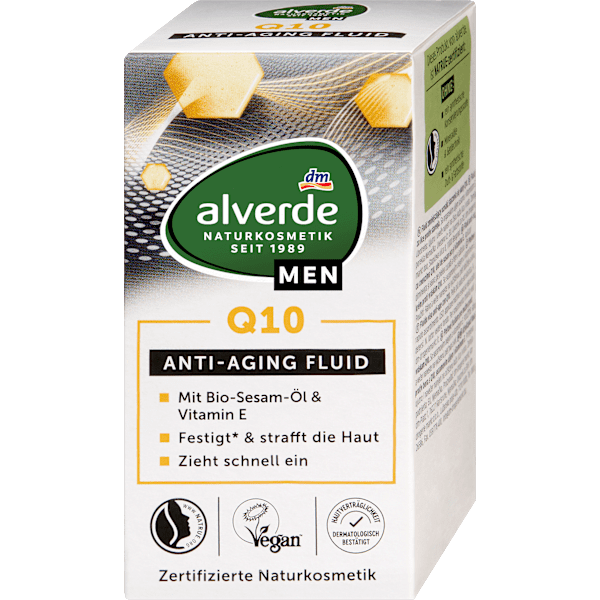 Anti Aging Gesichtsfluid Q10 alverde MEN